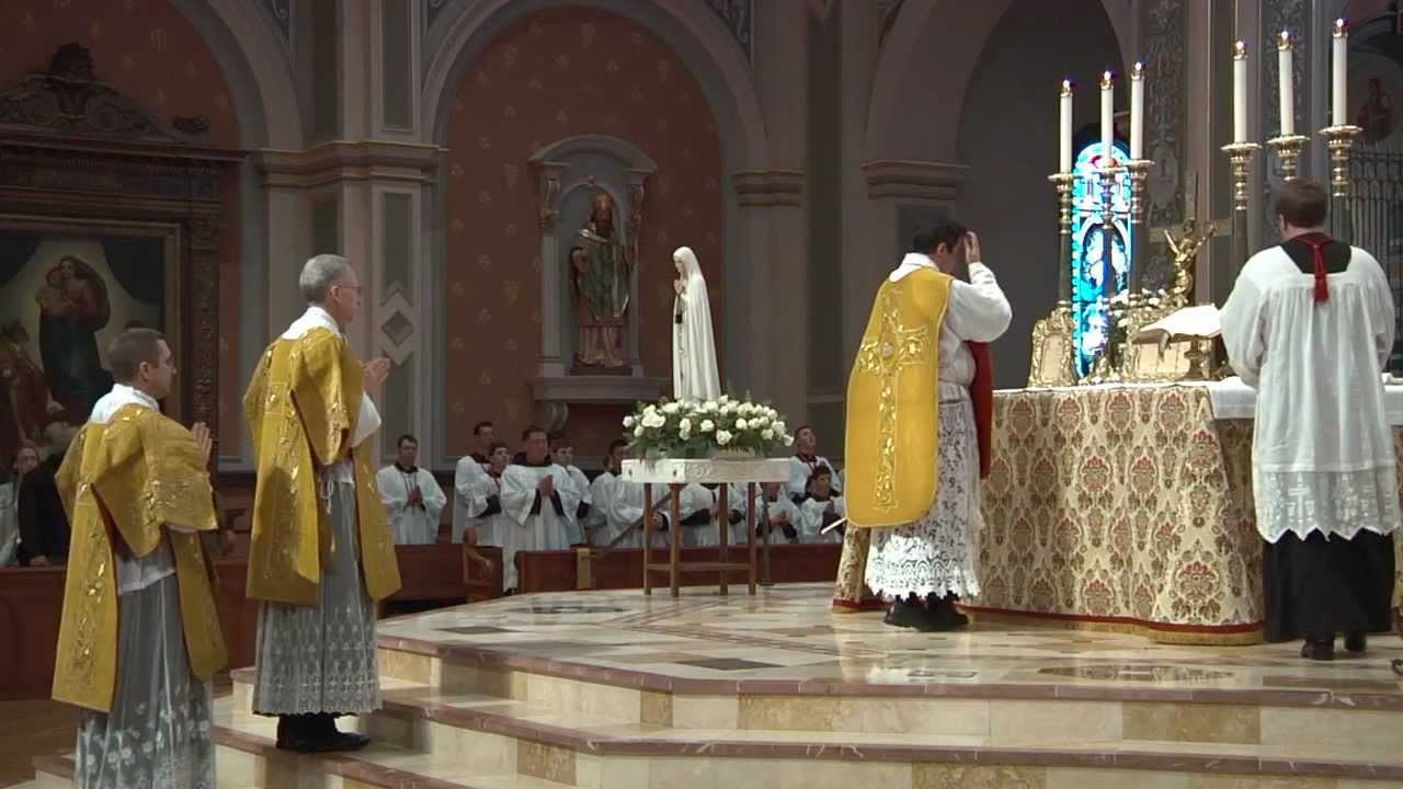 Solemn High Traditional Latin Mass Cathedral Of The Blessed Sacrament