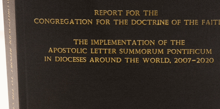 Foederatio Internationalis Una Voce  Report for the Congregation for the Doctrine of the Faith  The Implementation of the Apostolic Letter Summorum Pontificum in Dioceses Around the World 2007-2020.