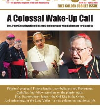 A Colossal Wake Up Call – Mass of Ages – Latin Mass Society – Available Online
