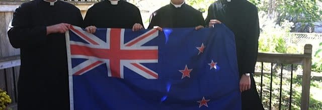New Zealand Seminarians with the Fraternity of St Peter